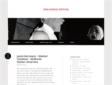 Tablet Screenshot of newworldwriting.net